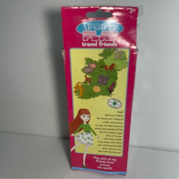 Three Madame Alexander Play Travel Friends Dolls 8" Germany Ireland France - Picture 9 of 11